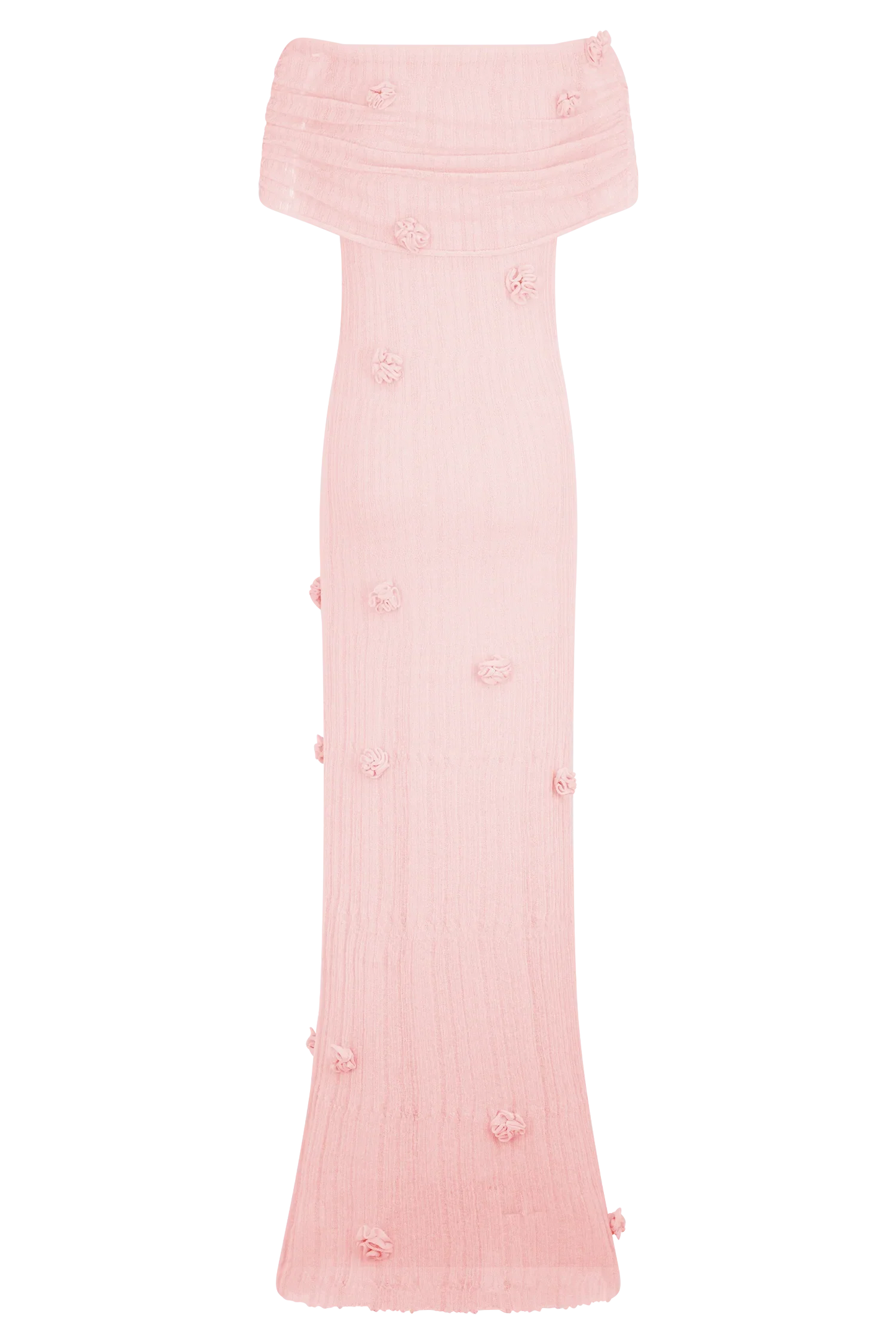 Brynn Orchid Knit Maxi Dress Pastel Pink