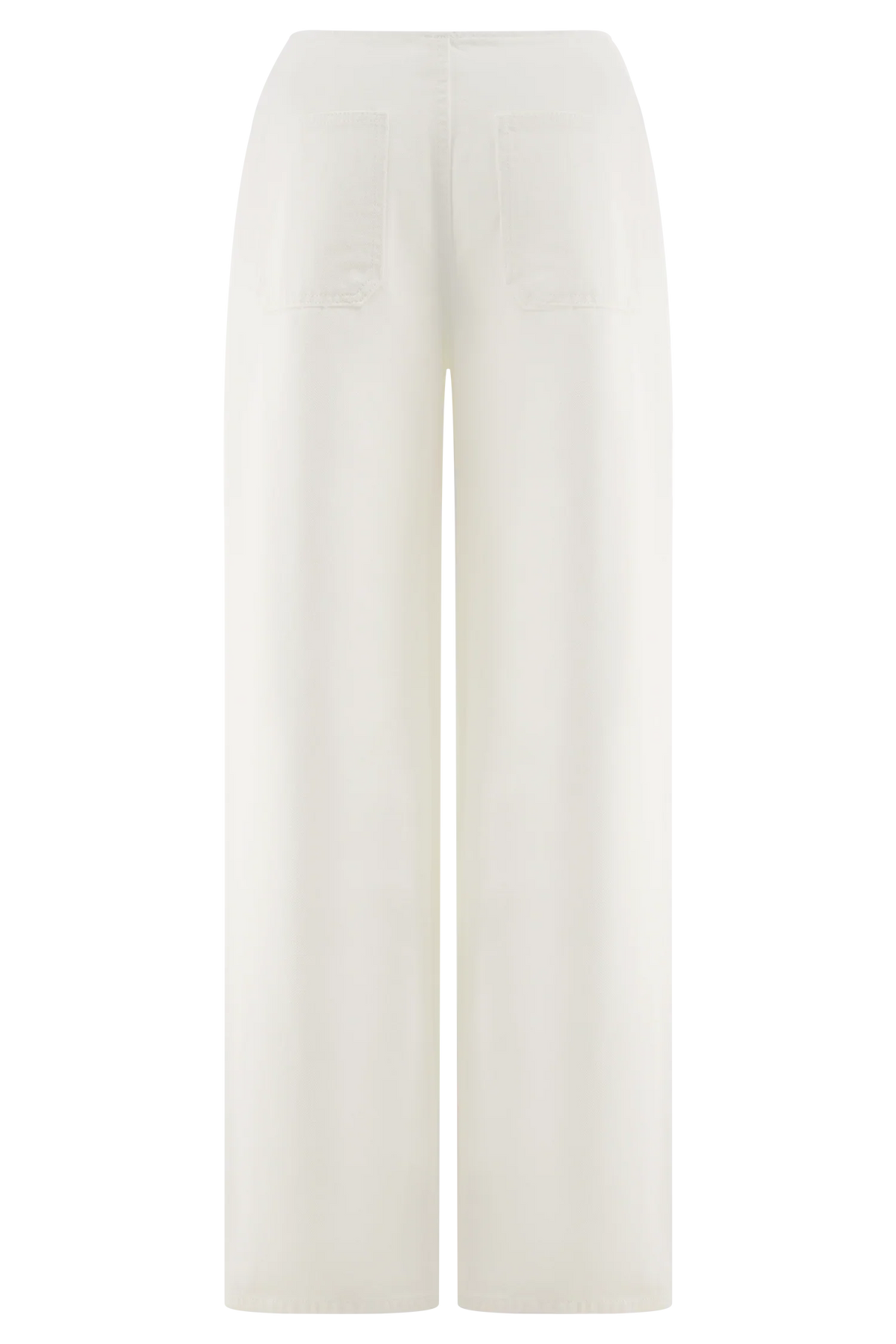 Caitlin Mid Rise Denim Jeans White