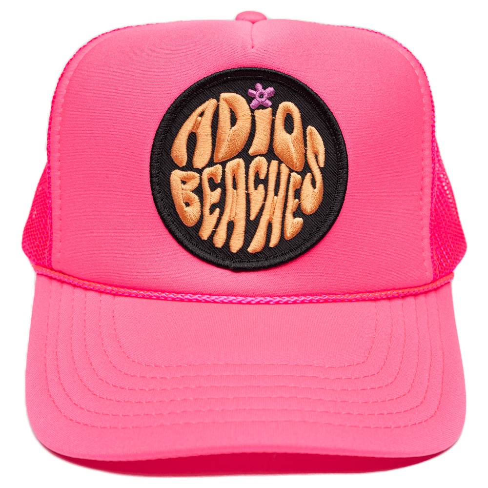 Adios Beaches Patch Trucker Hat