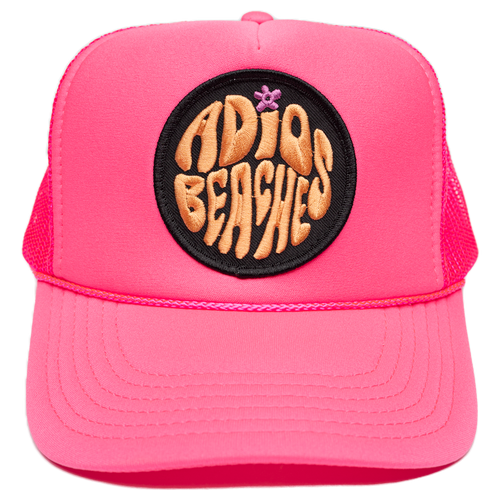 Adios Beaches Patch Trucker Hat