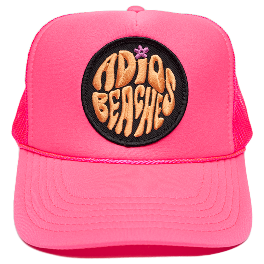 Adios Beaches Patch Trucker Hat