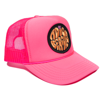 Adios Beaches Patch Trucker Hat