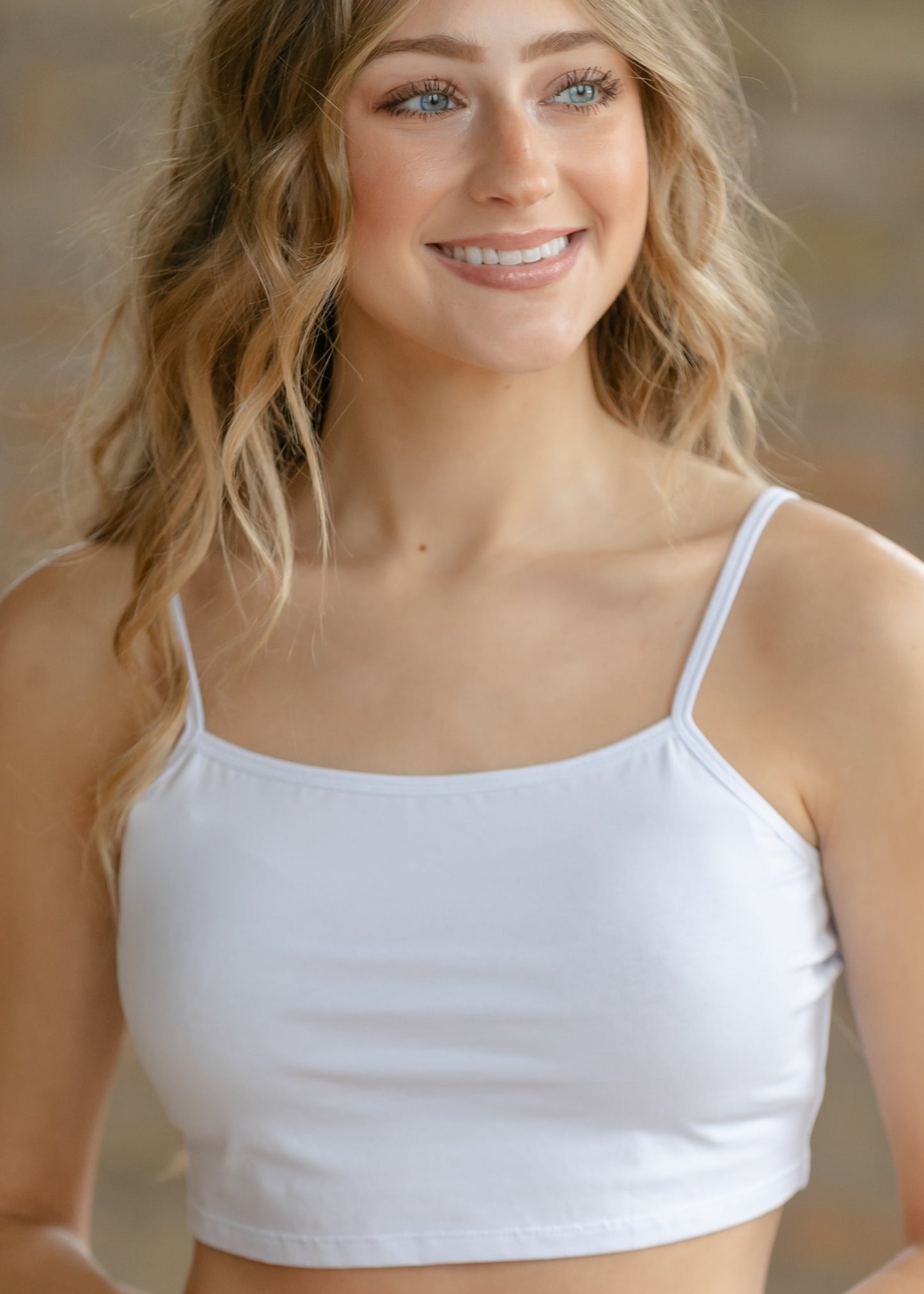 Adjustable Cropped Demi Tank