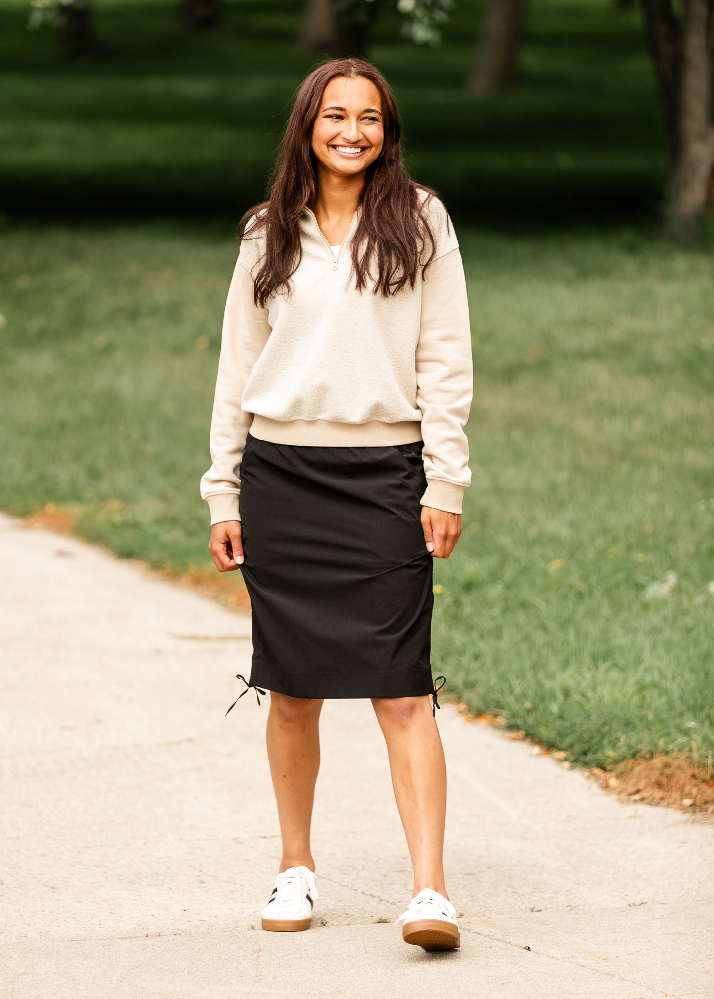 Andie Black Hiking Midi Skirt - FINAL SALE