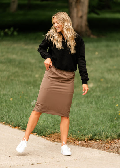 Andie Cinnamon Hiking Midi Skirt - FINAL SALE