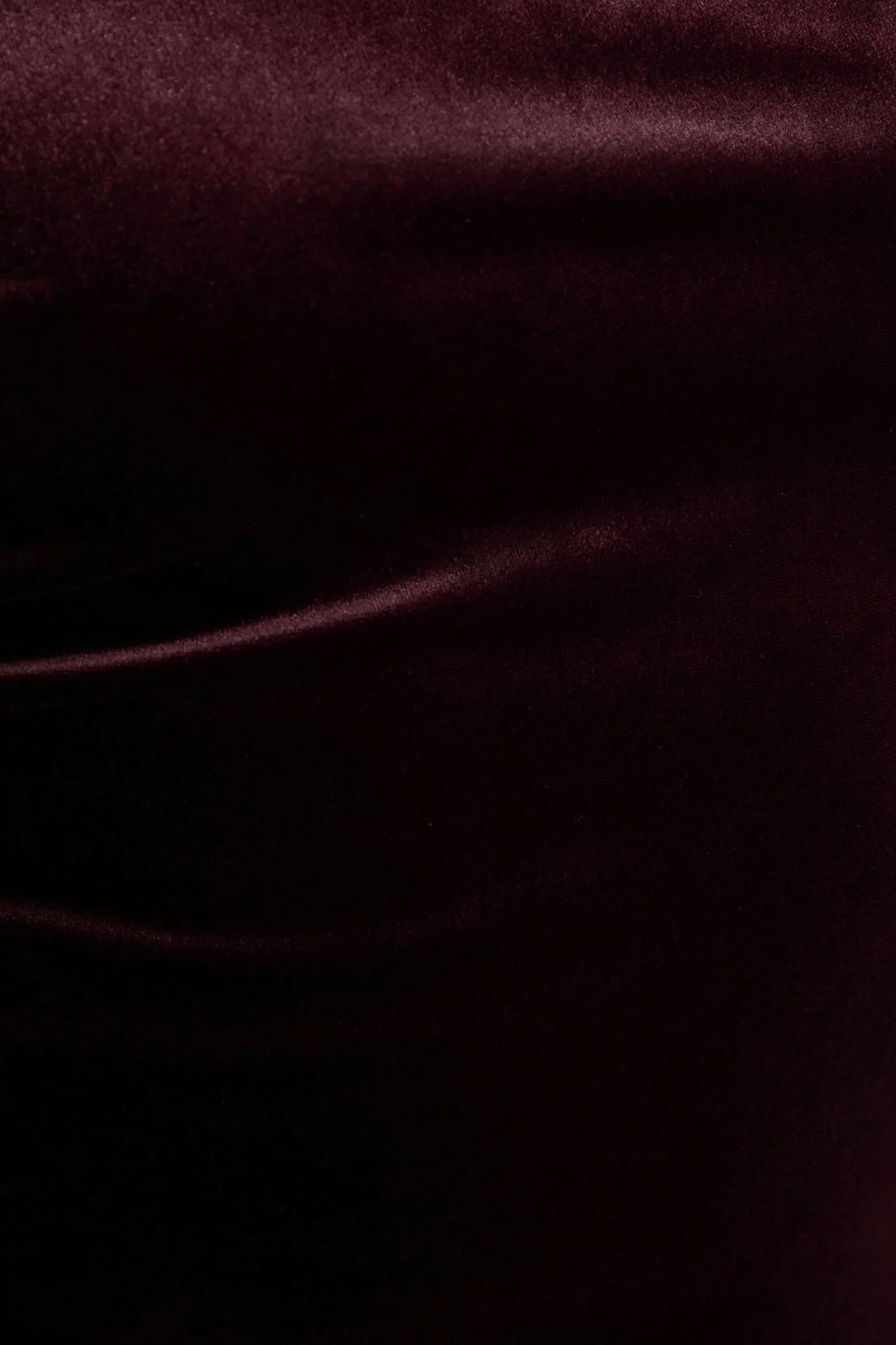 Carella Burgundy Velvet Twisted Asymmetric Midi Dress