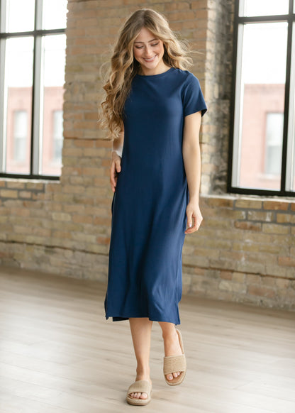 Baylor Ribbed T-shirt Dress