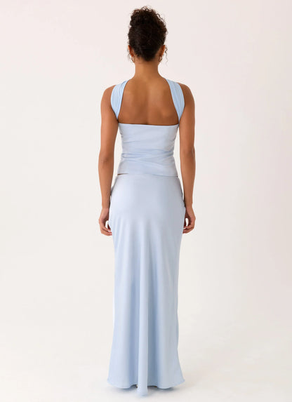 Bridgeta Maxi Skirt - Blue