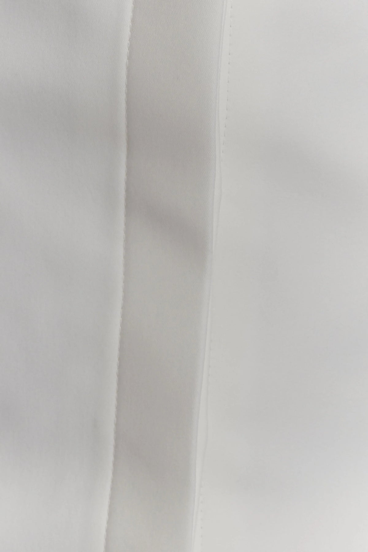 Carina Peplum Cotton Shirt Dress White