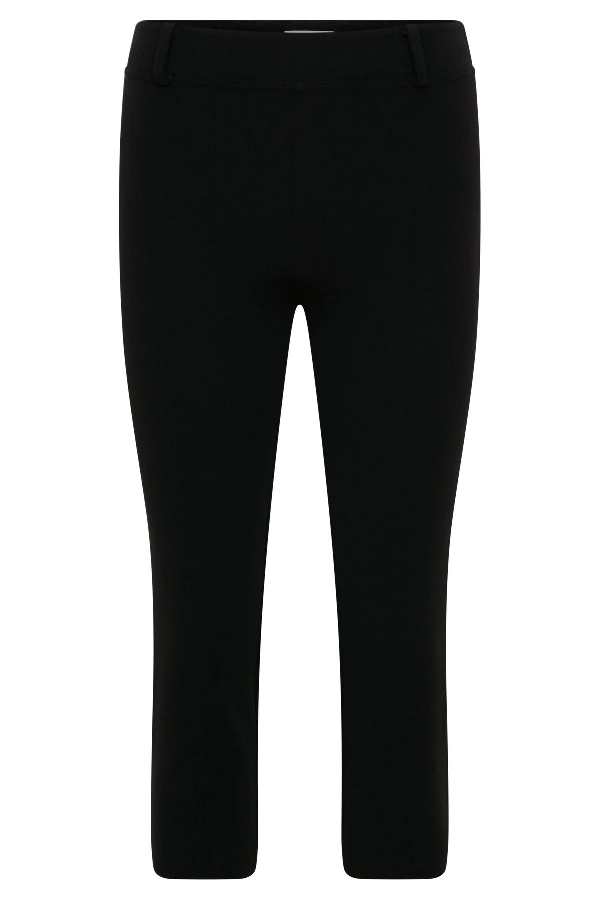 Blanca Stretch Crepe Capri Pants Black