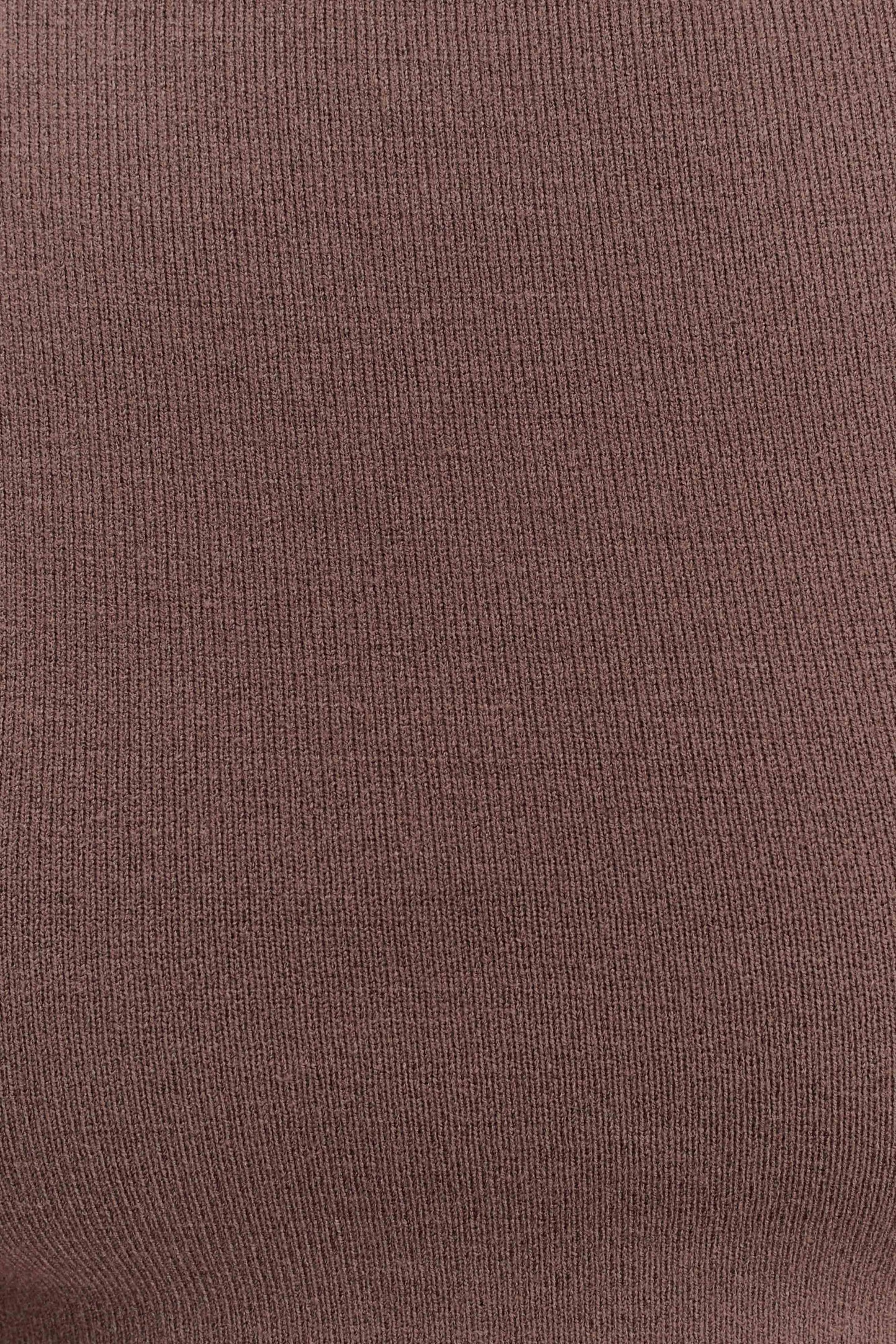 Carley Off Shoulder Knit Top Cacao Brown