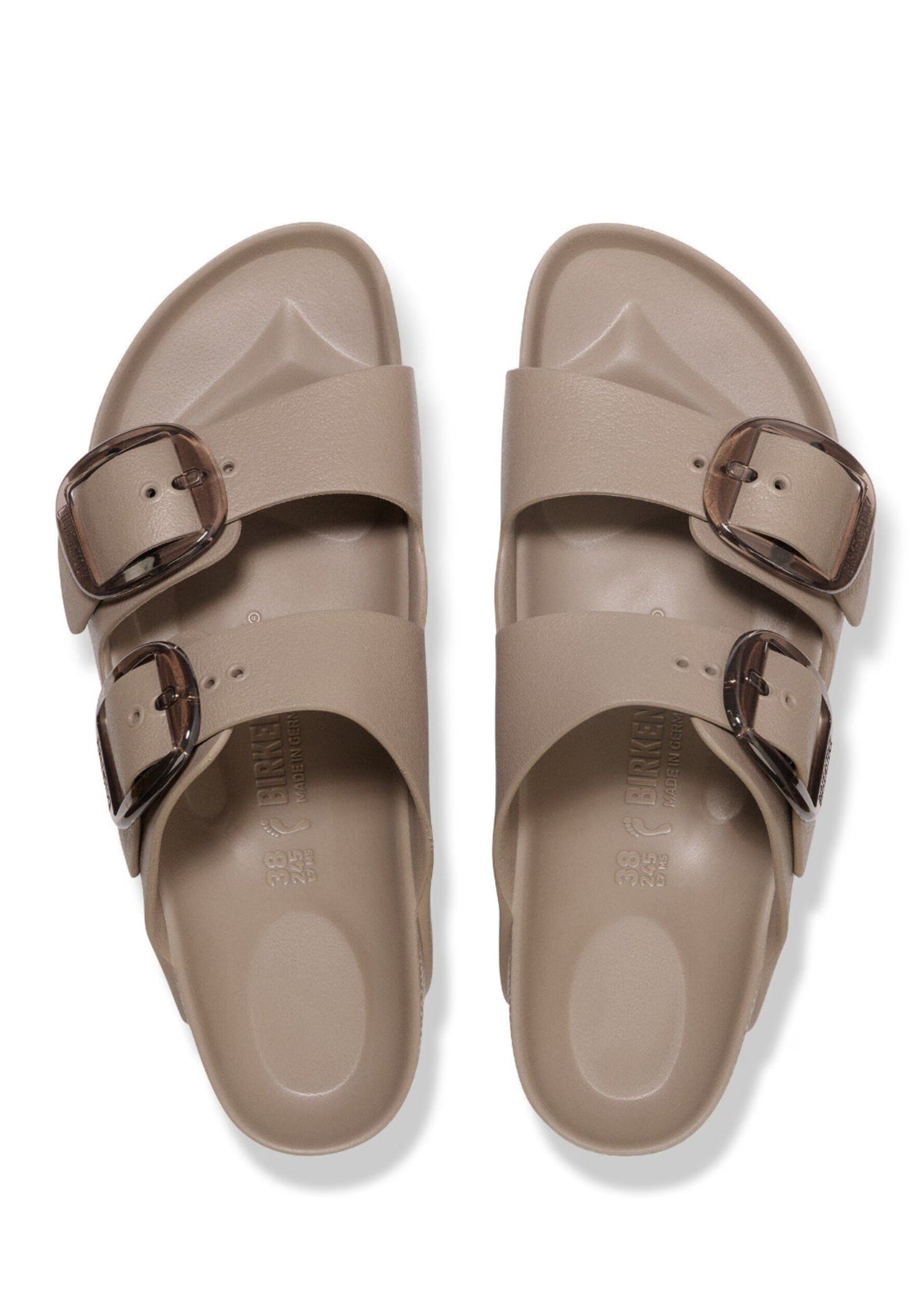 BIRKENSTOCK® Women's Gray Arizona Big Buckle EVA Sandals