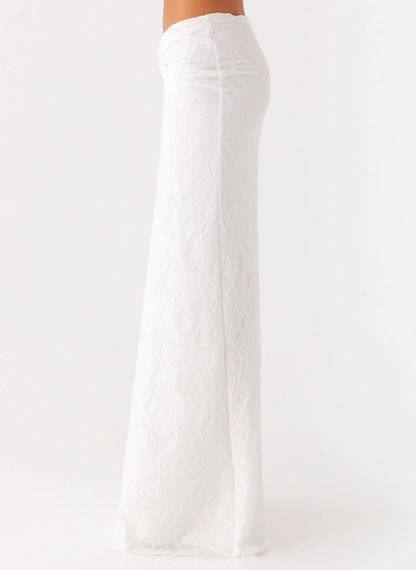 Briene Maxi Skirt White