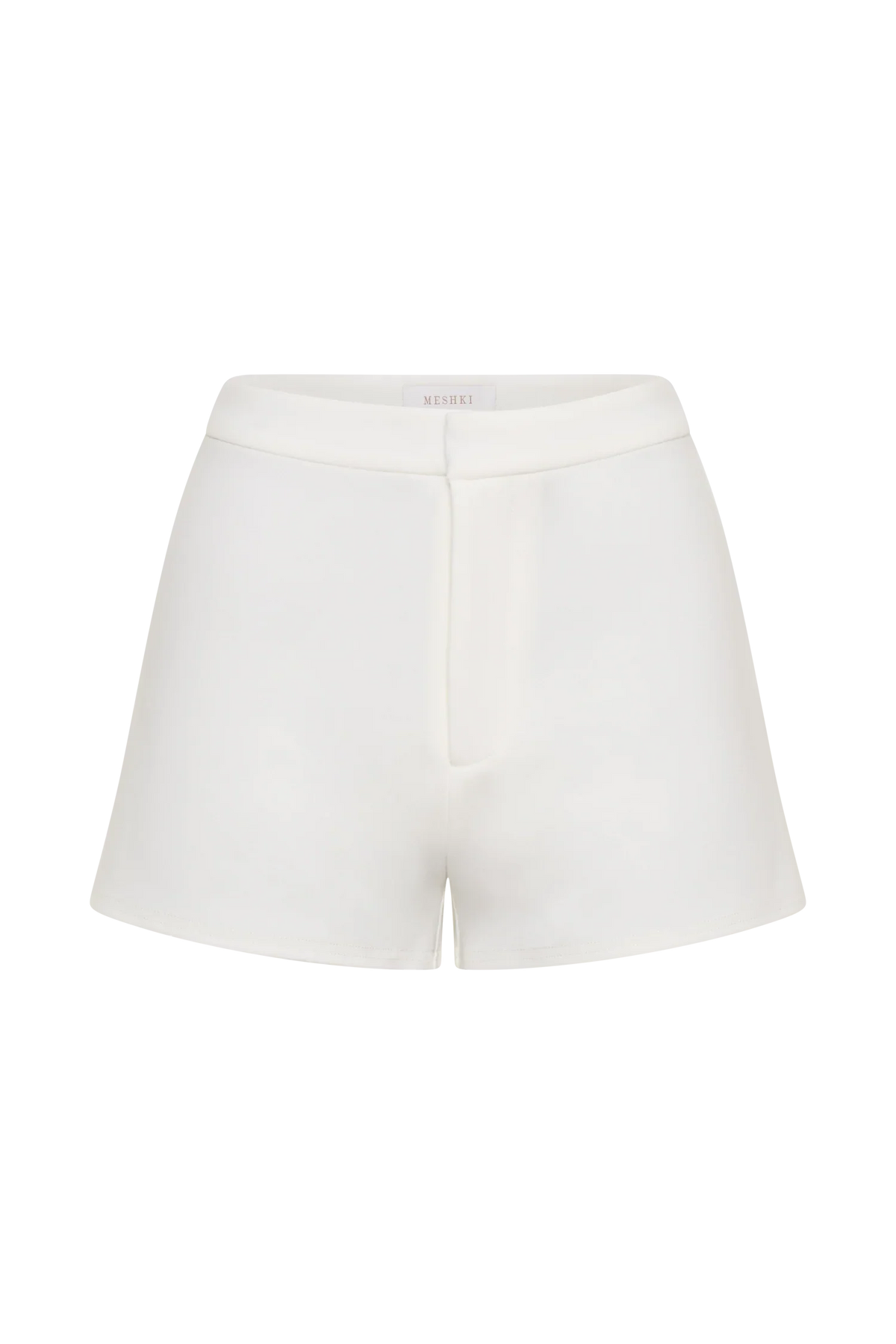 Blanca Stretch Crepe Shorts White