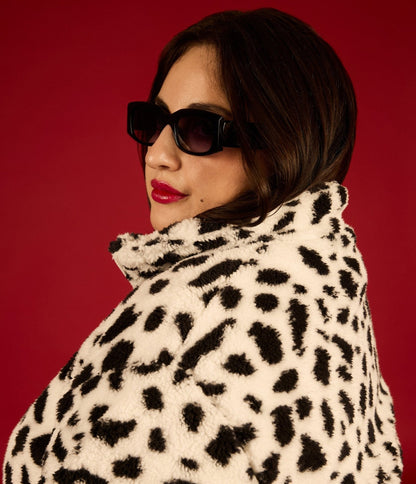 Cakeworthy Disney 101 Dalmatians Print Sherpa Jacket