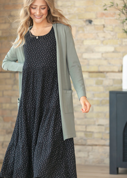 Cally Open Front Cardigan