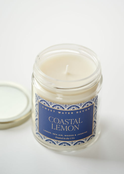 Coastal Lemon 9 oz Soy Candle