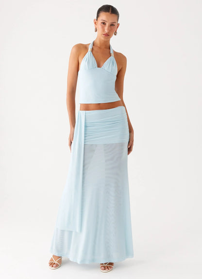 Blaze Maxi Skirt Blue