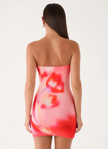 Callistae Mini Dress Sunburnt Petal