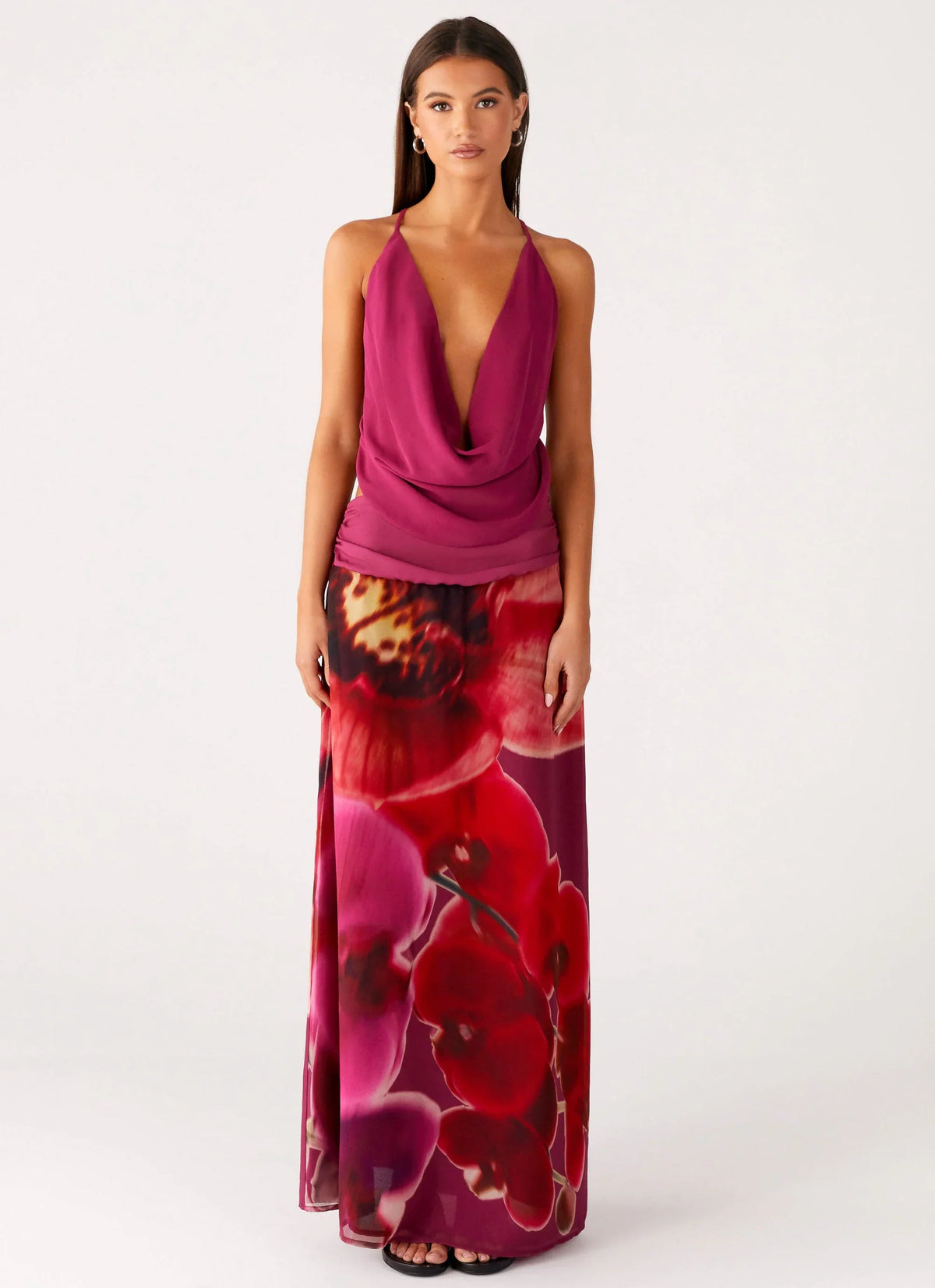 Blushing Bloom Maxi Skirt Violette Bloom