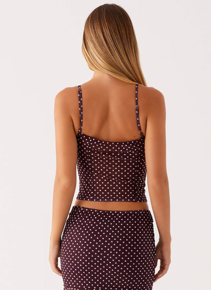 Buffy Top Burgundy