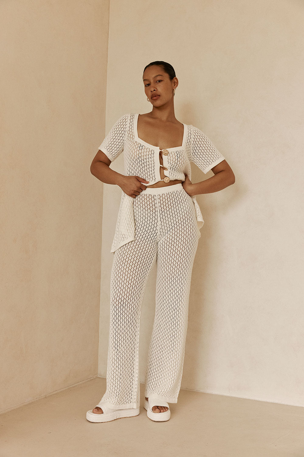 Milana Pants - White