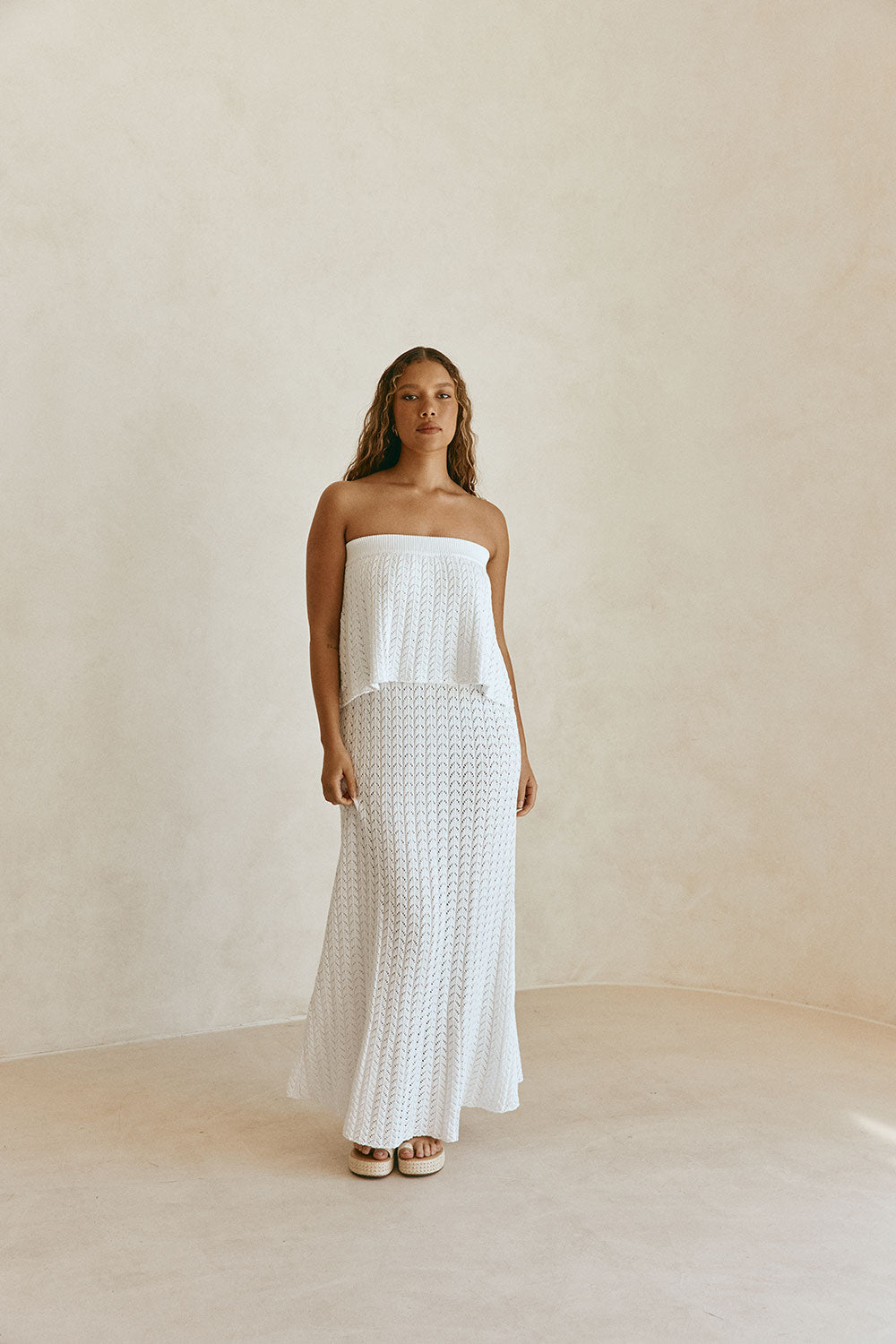 Maria Dress - White