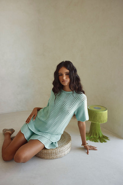 Leah Skirt - Mint