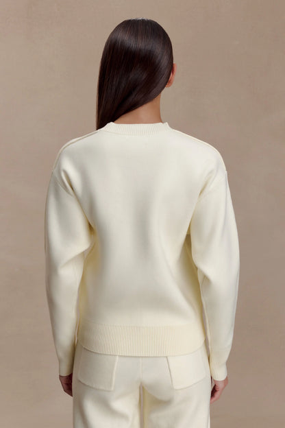 Braxton Cozy Knit Jumper Ivory