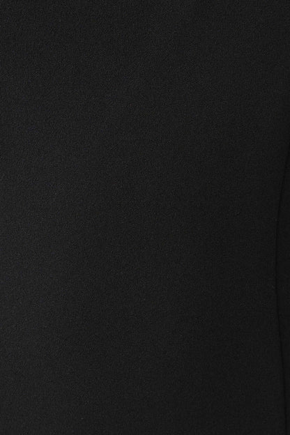 Briella V Neck Suiting Maxi Dress Black