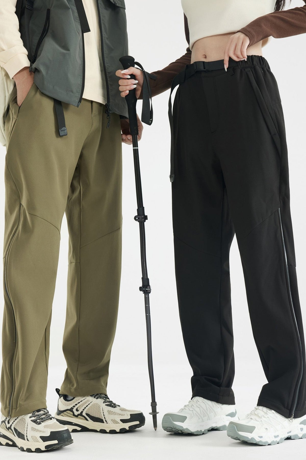 Waterproof Solid Zip Thermal Cargo Pants
