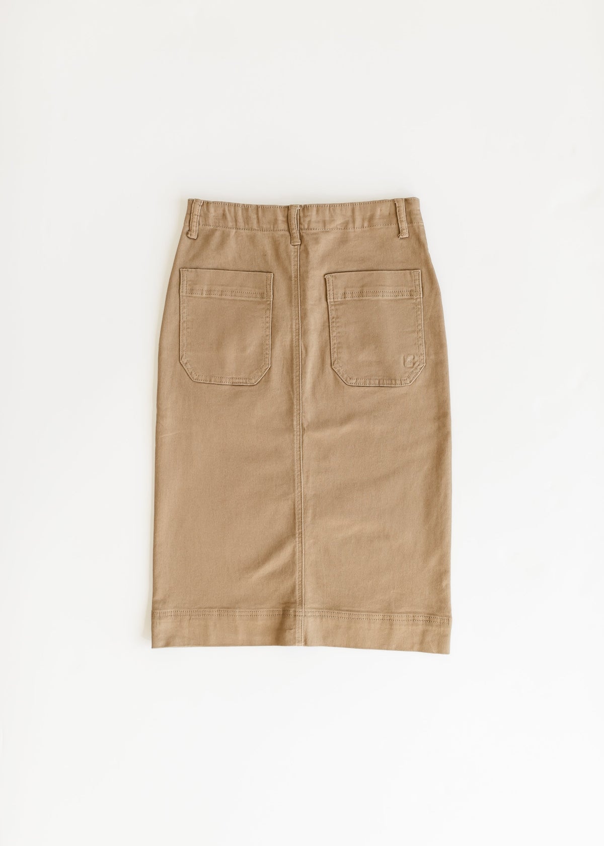 Erica Cotton Twill Midi Skirt - FINAL SALE