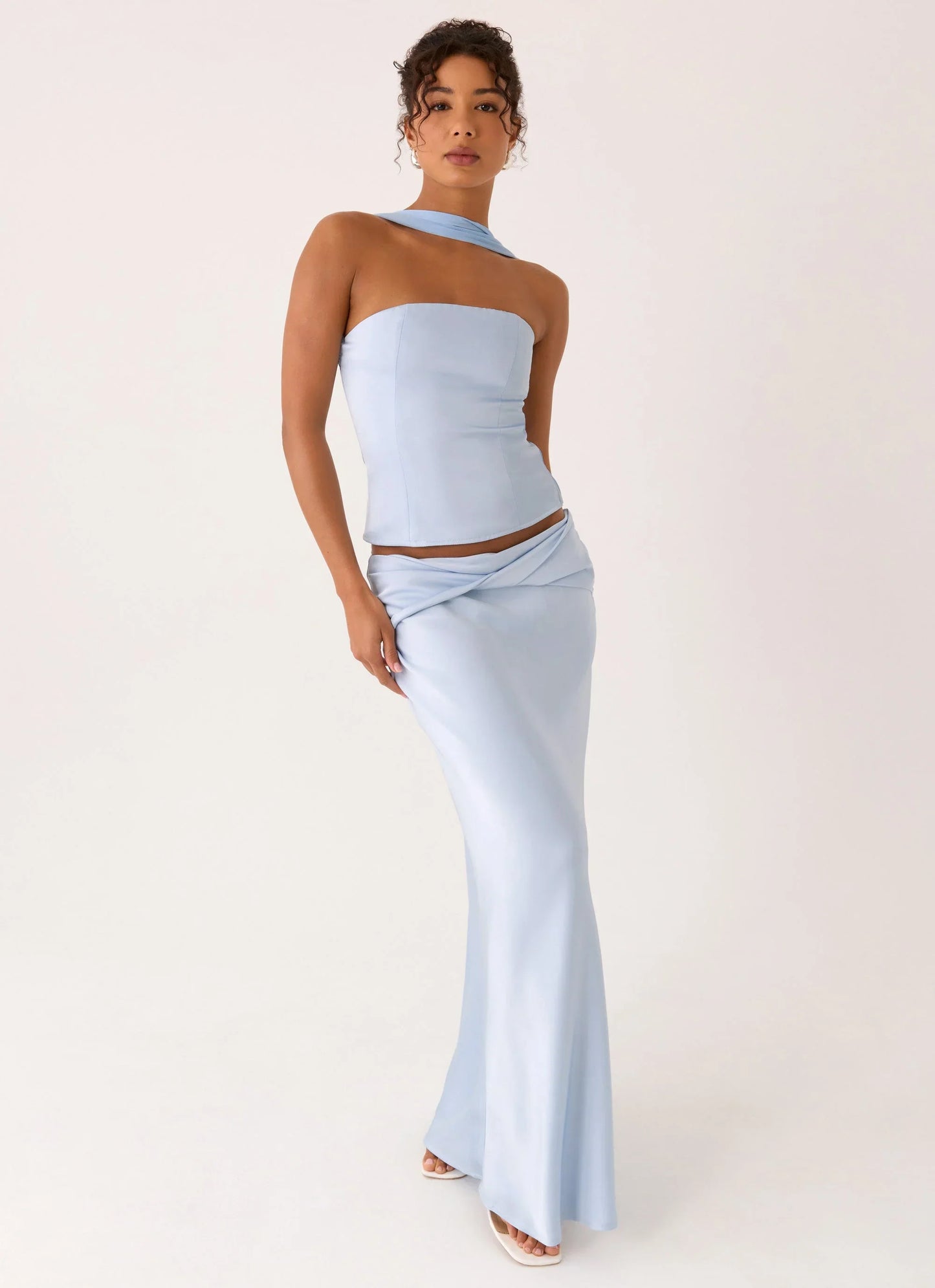 Bridgeta Maxi Skirt - Blue