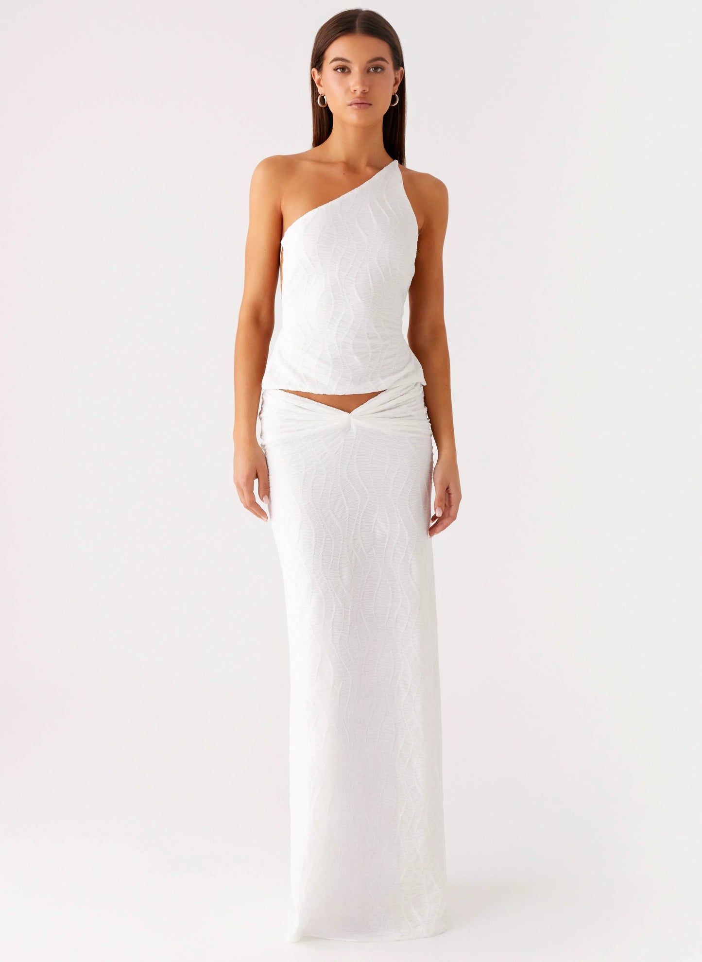 Briene Maxi Skirt White