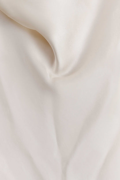 Bianca Satin Halter Top Ivory