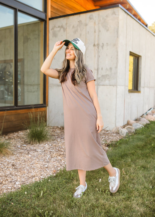 Finley T-shirt Midi Dress - FINAL SALE