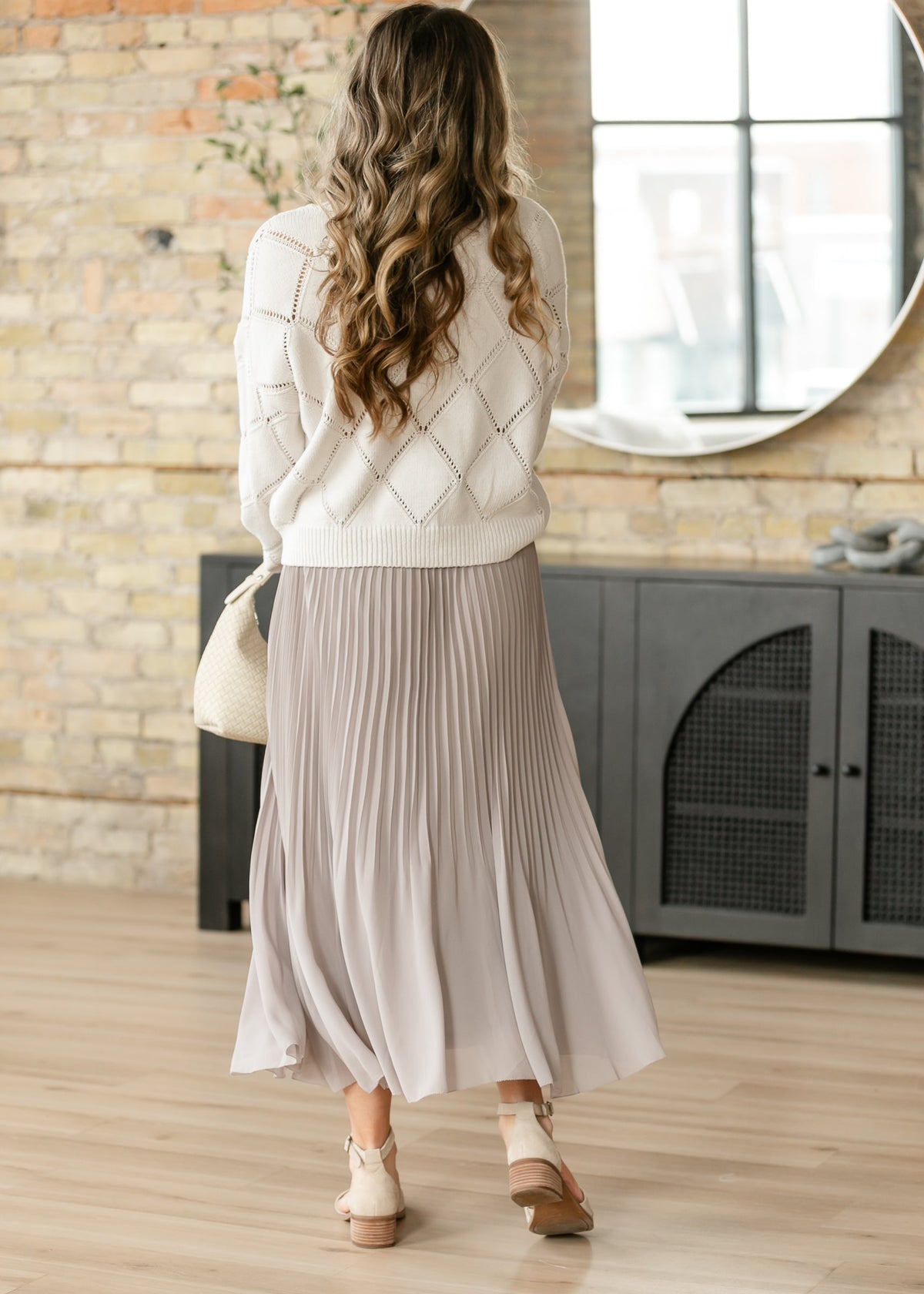 Flowy Pleated Maxi Skirt - FINAL SALE