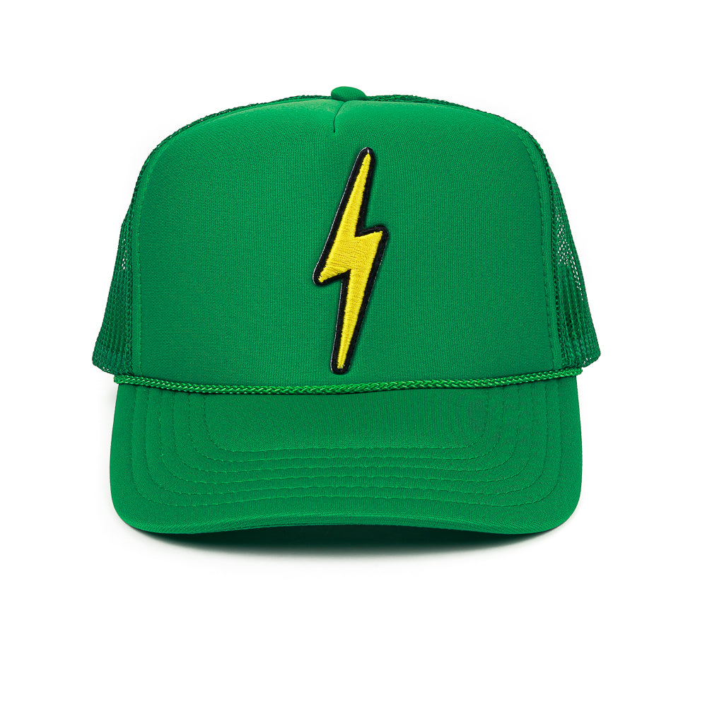 Local Beach Lightning Bolt Patch Trucker Hat