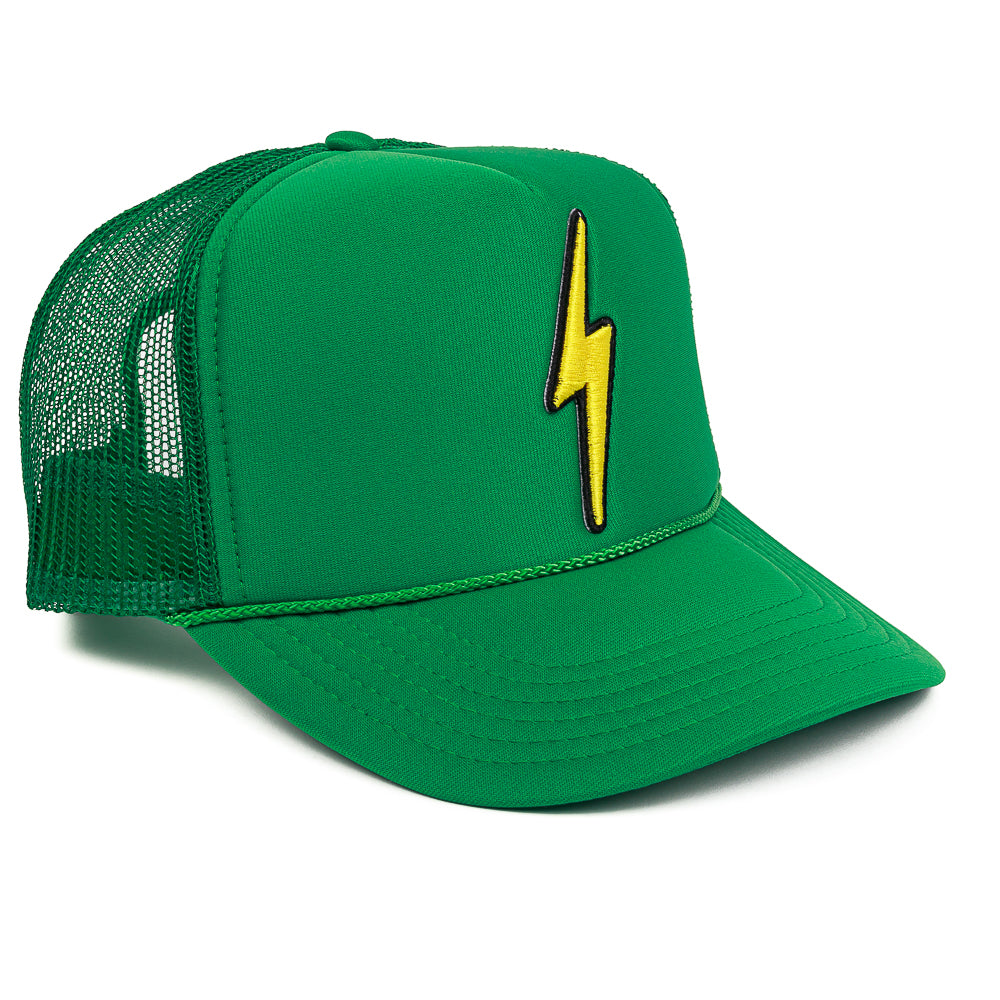 Local Beach Lightning Bolt Patch Trucker Hat