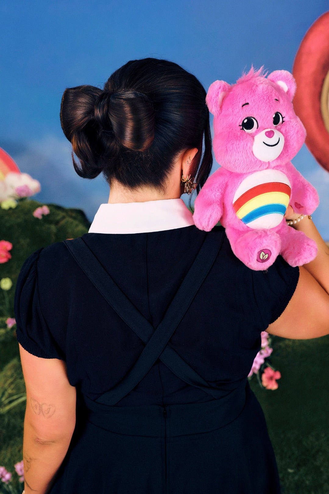Hell Bunny Black Care Bears Blouse