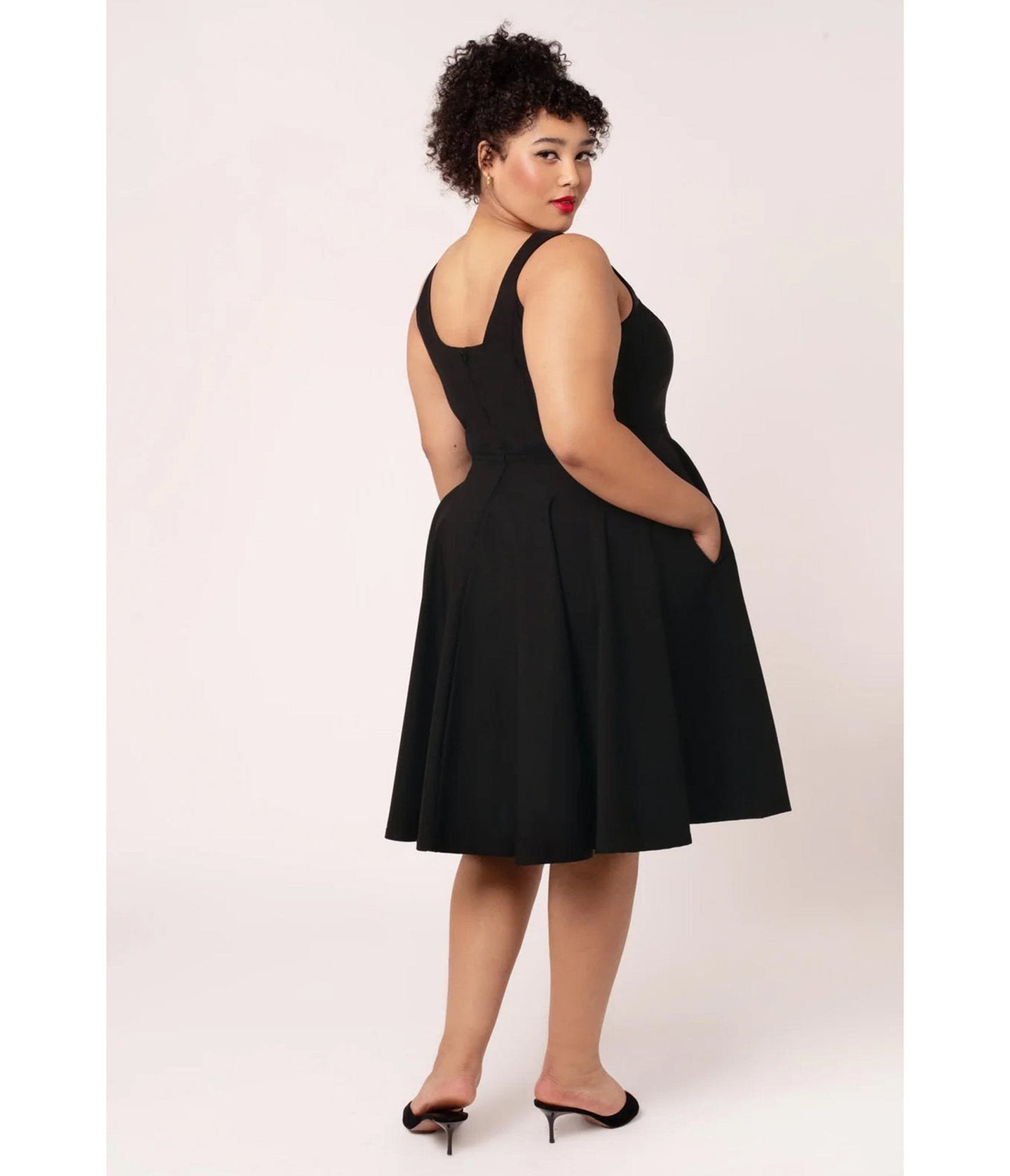 Hell Bunny Plus Size Black Scorpion Western  Swing Dress
