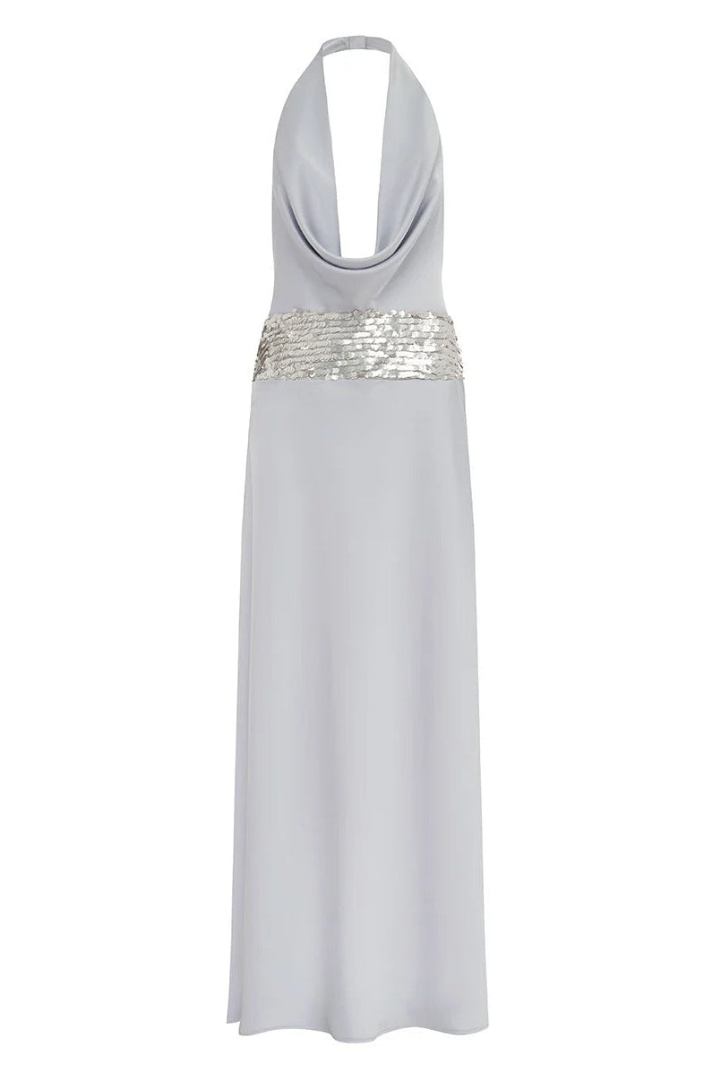 Marcella Maxi Dress - Silver