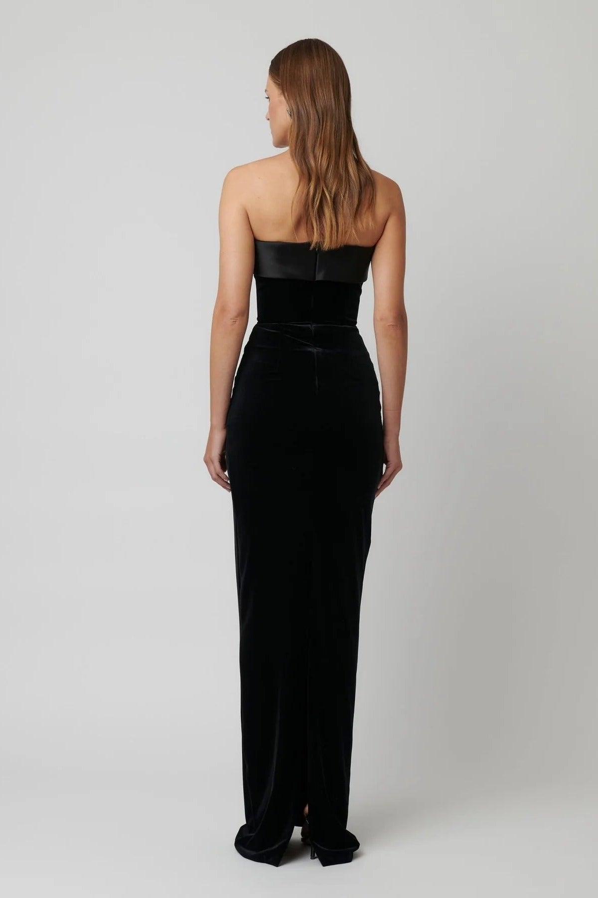 Monroe Gown - Black Velvet