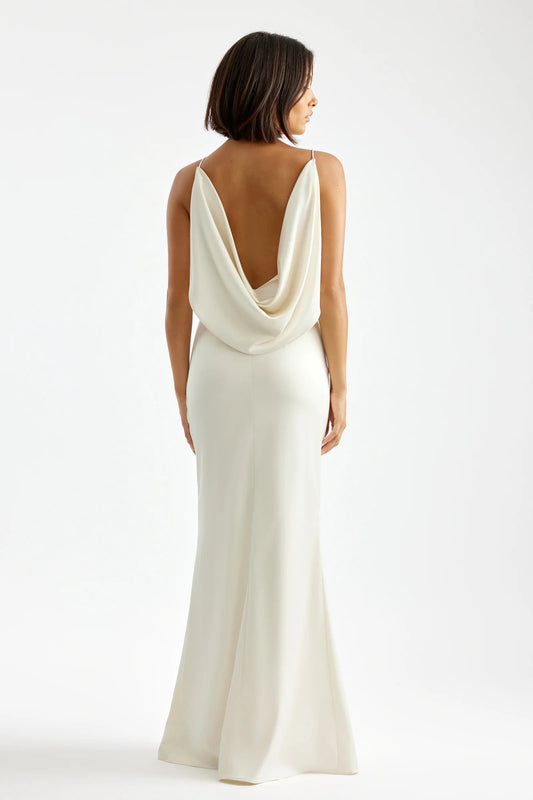 Leila Dress - Oyster