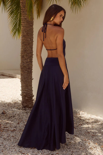 Amadine Maxi Dress - Navy