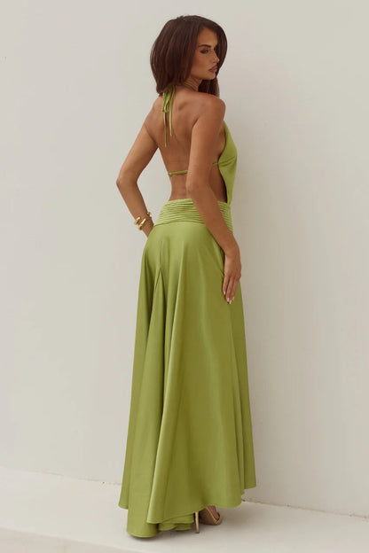 Amadine Maxi Dress - Olive
