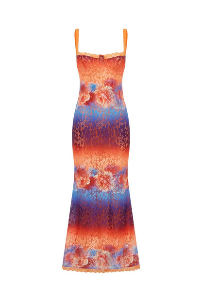 Serina Maxi Dress - Nadia Pink Ombre