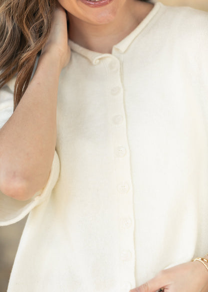 Lightweight Short Sleeve Cardigan