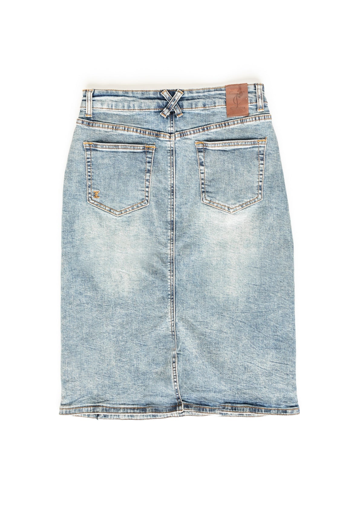 Kaitty Vintage Wash Midi Skirt - FINAL SALE