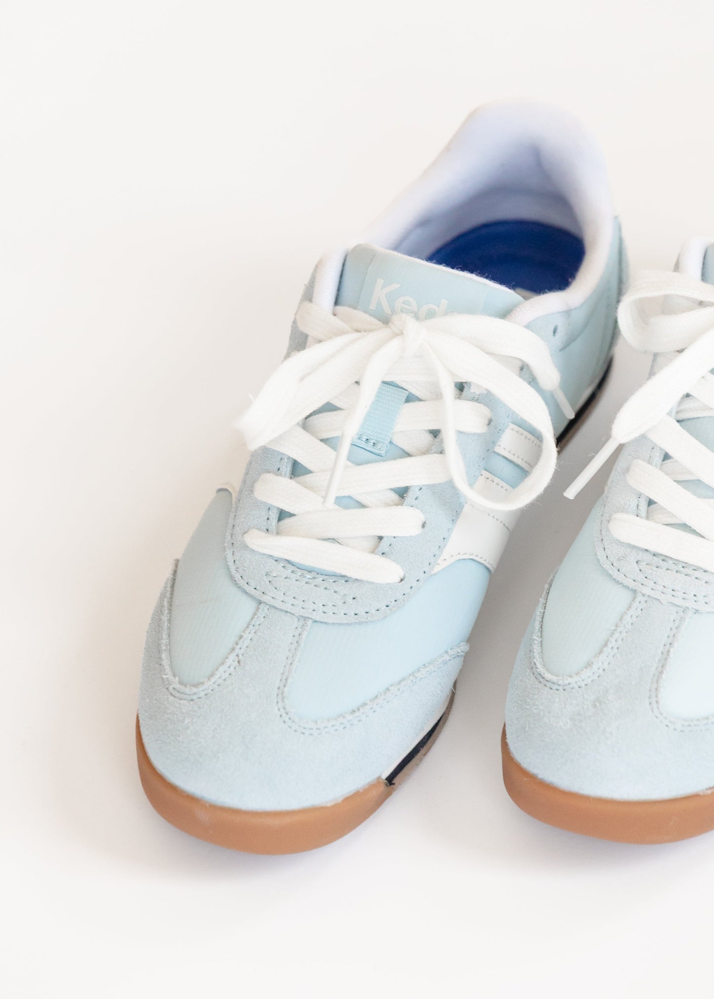 Keds® Light Blue Revival Suede Lace Up - FINAL SALE